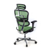 silla ergonomica verde ergohuman estructura negra red malla 6