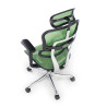 silla ergonomica verde ergohuman estructura negra red malla 8