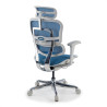 silla ergonomica azul ergohuman estructura blanca red malla 6
