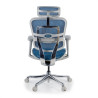 silla ergonomica azul ergohuman estructura blanca red malla 7