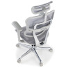 silla ergonomica gris ergohuman estructura blanca red malla 8