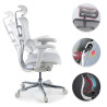 silla ergonomica gris ergohuman estructura blanca red malla 3
