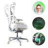 silla ergonomica gris ergohuman elite estructura blanca red malla 3
