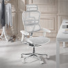 silla ergonomica gris ergohuman elite estructura blanca red malla 2