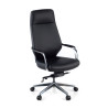 sillon de oficina negro duo respaldo alto ecopiel piel sintetica 1