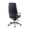 sillon de oficina negro duo respaldo alto ecopiel piel sintetica 5