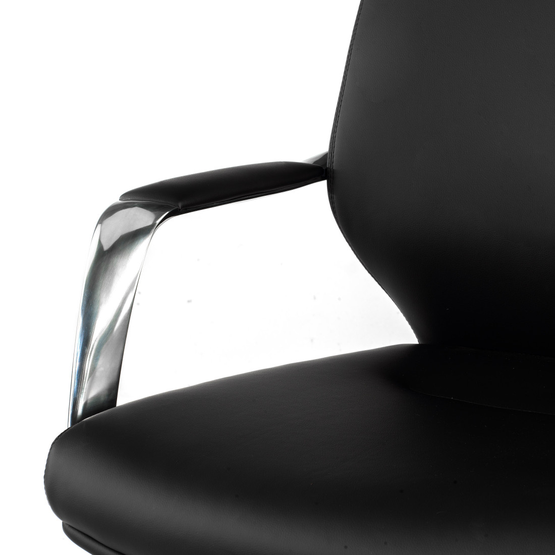 sillon de oficina negro duo respaldo alto ecopiel piel sintetica 9