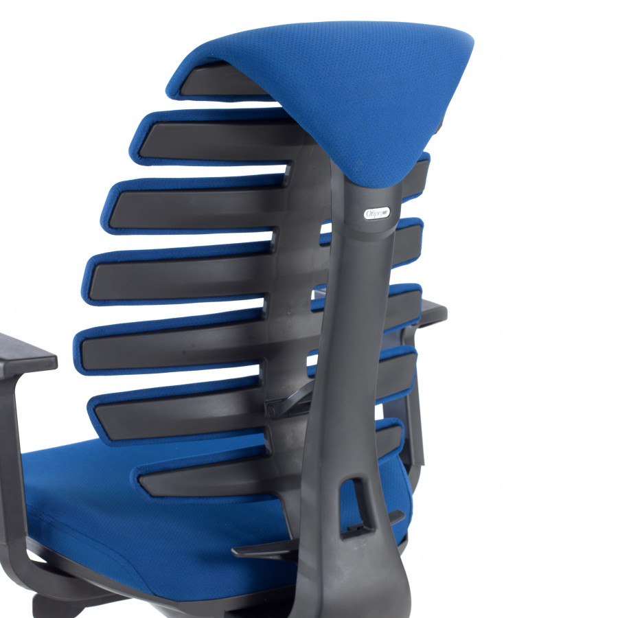 Silla de oficina ergonómica Spine azul