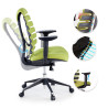 silla ergonomica verde spine tela 4