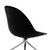 silla confidente negro flow con ruedas plastico 8