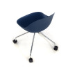 silla confidente azul flow con ruedas plastico 7