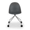 silla confidente gris flow con ruedas plastico 3