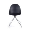 silla confidente negro flow base piramide plastico 3