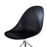 silla confidente negro flow base piramide plastico 8