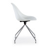 silla confidente blanco flow base piramide plastico 4