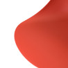 silla confidente rojo flow base piramide plastico 8