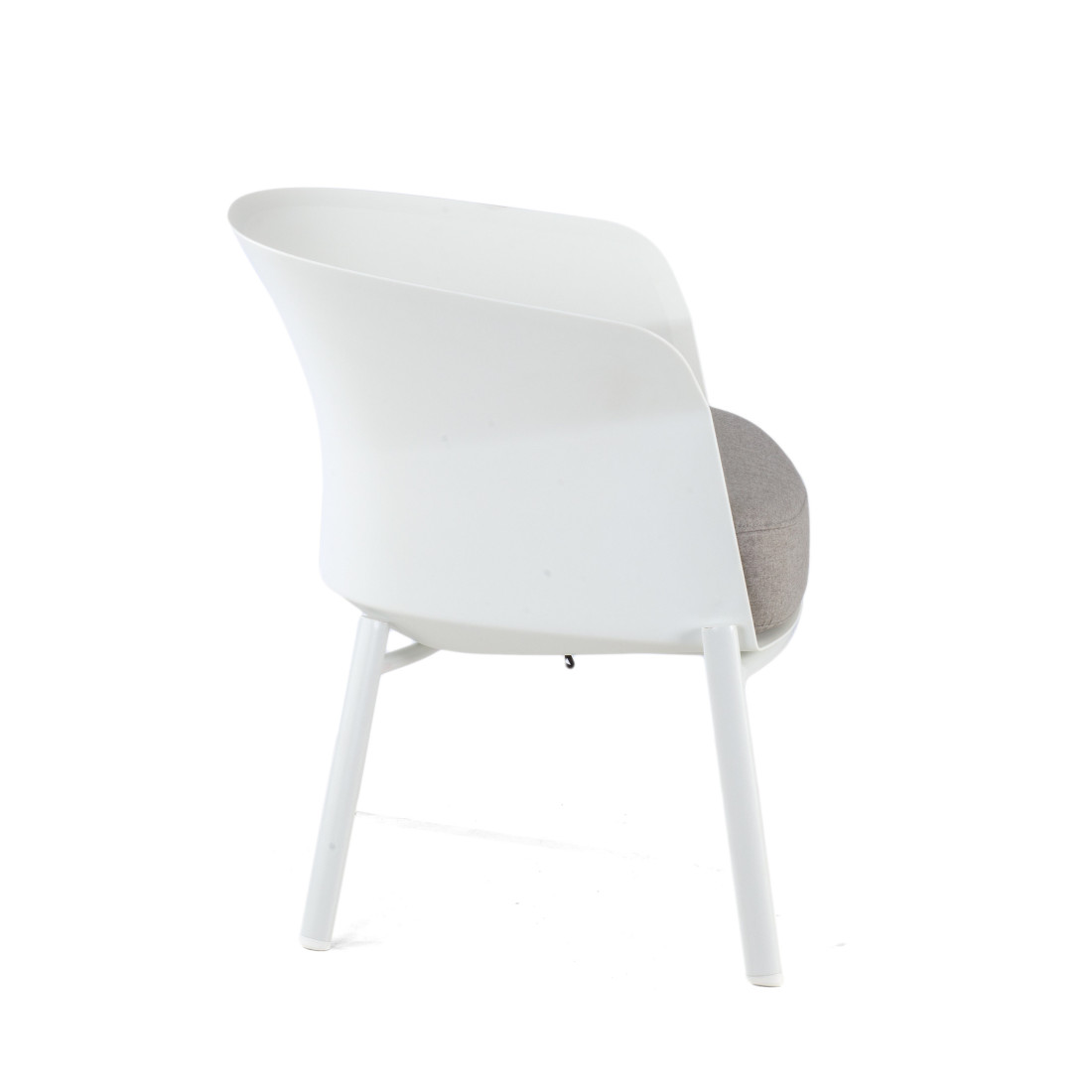 sillon para sala de espera blanco winnie patas de madera tela 4
