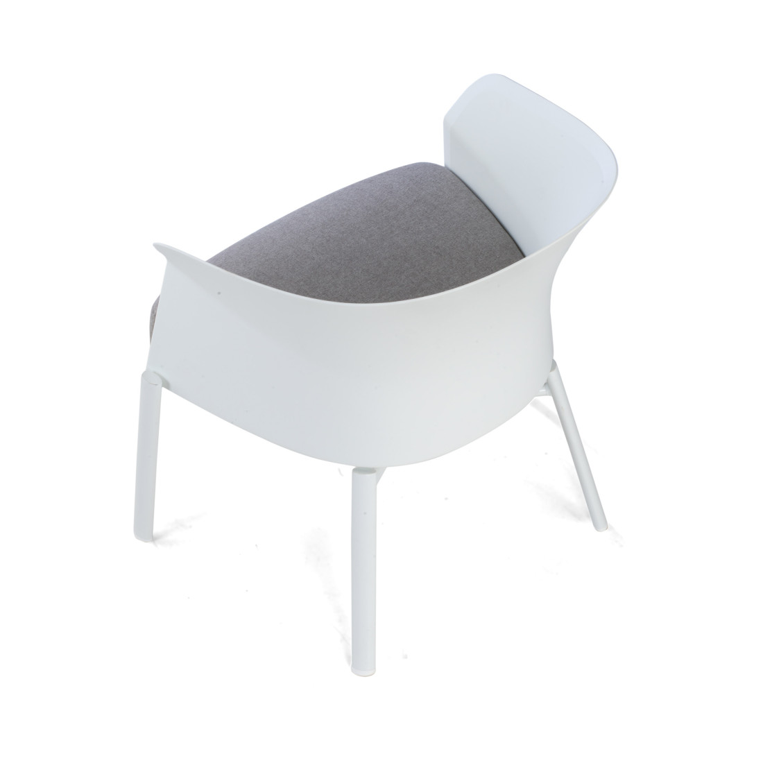 sillon para sala de espera blanco winnie patas de madera tela 7