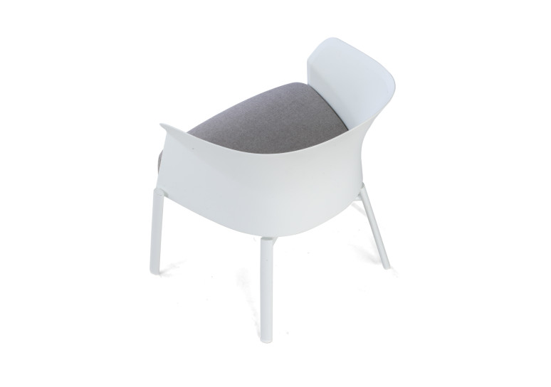 sillon para sala de espera blanco winnie patas de madera tela 7