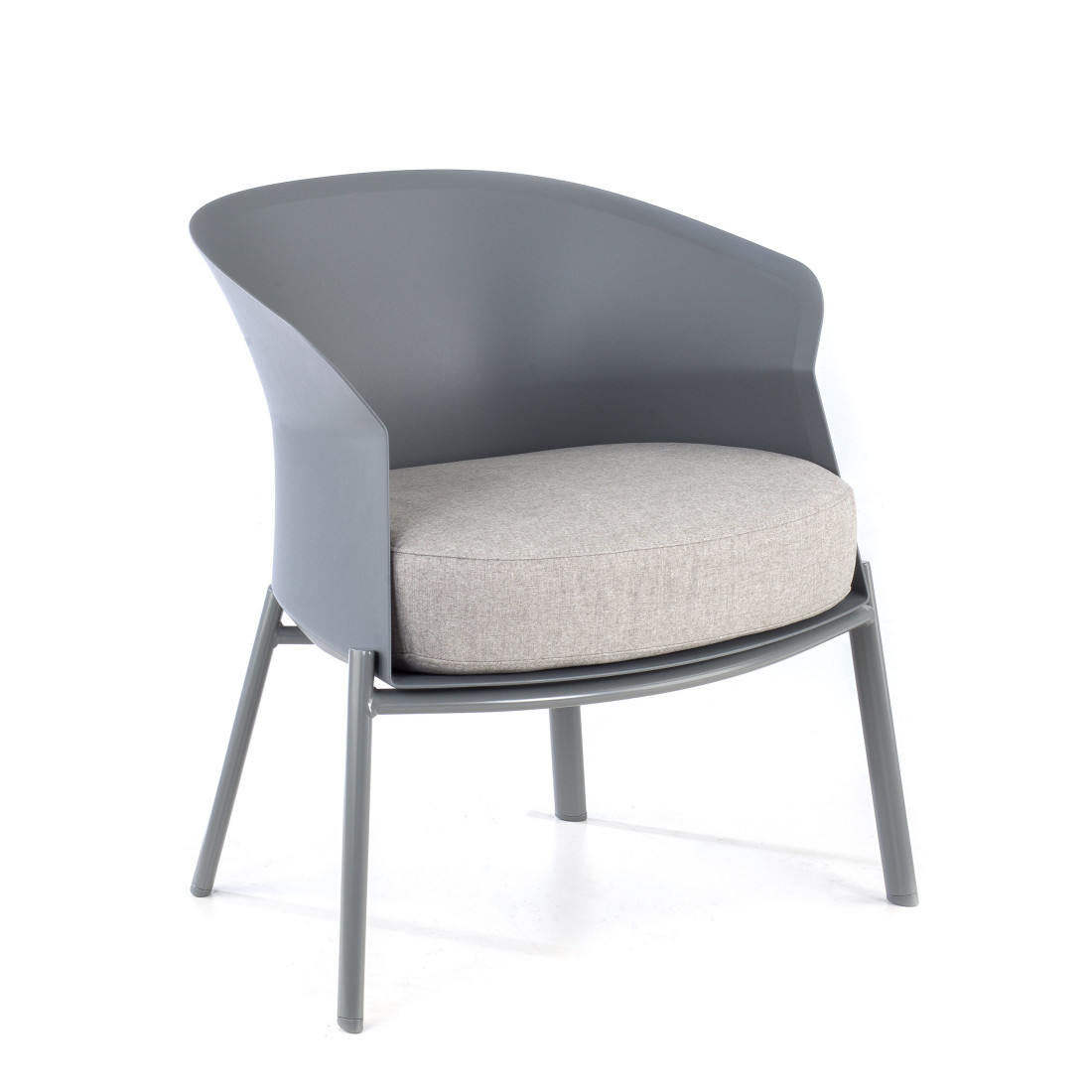 sillon para sala de espera gris winnie patas de madera tela 1