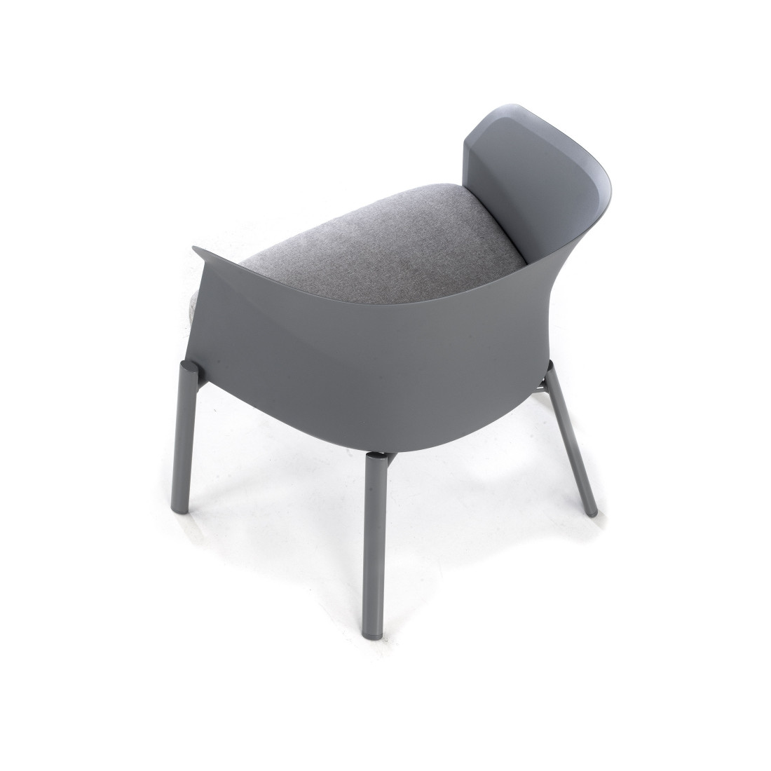 sillon para sala de espera gris winnie patas de madera tela 7