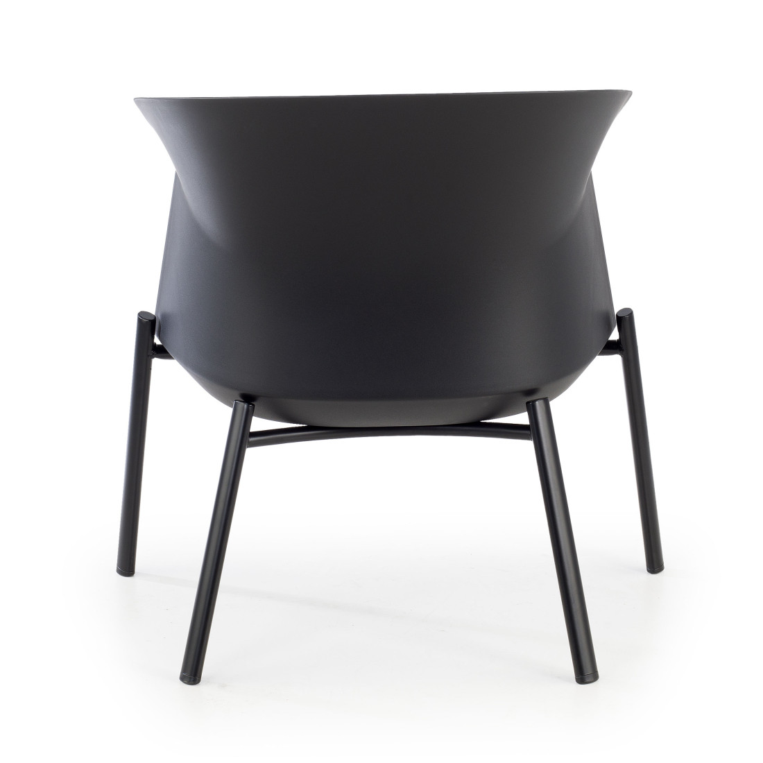 sillon para sala de espera negro winnie patas de madera tela 6