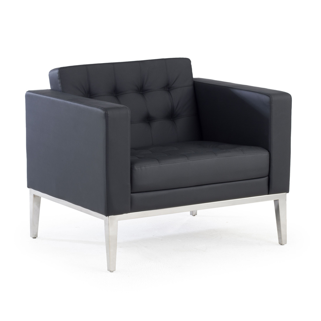 sofa para oficina negro chester 1 plaza 1