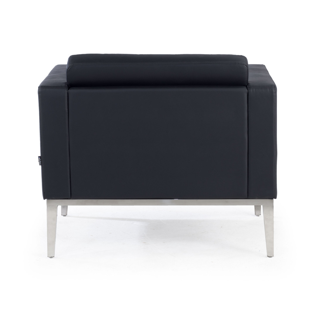 sofa para oficina negro chester 1 plaza 6