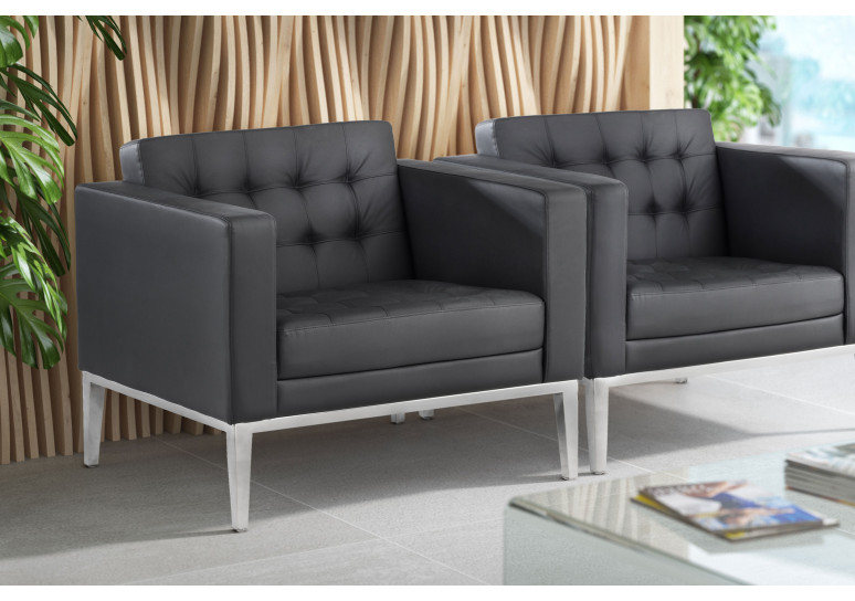 sofa para oficina negro chester 1 plaza 2
