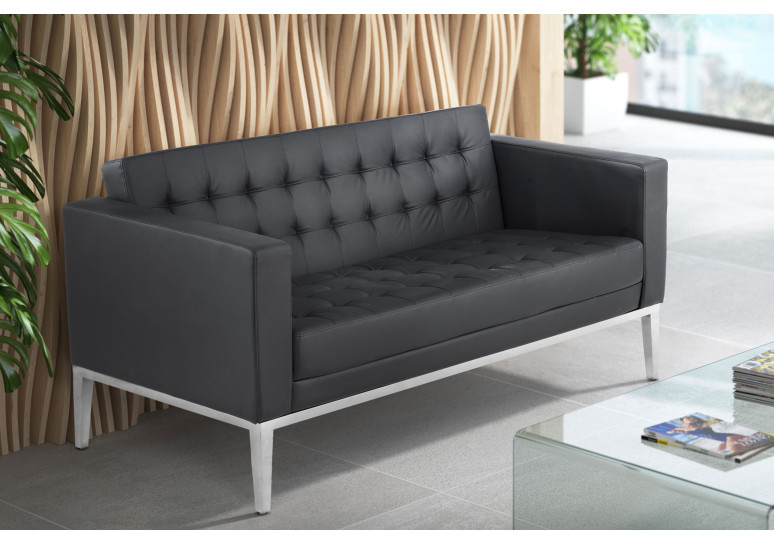 sofa para oficina negro chester 1 plaza 2