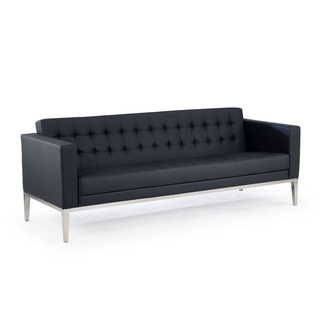 sofa para oficina negro chester 1 plaza 1
