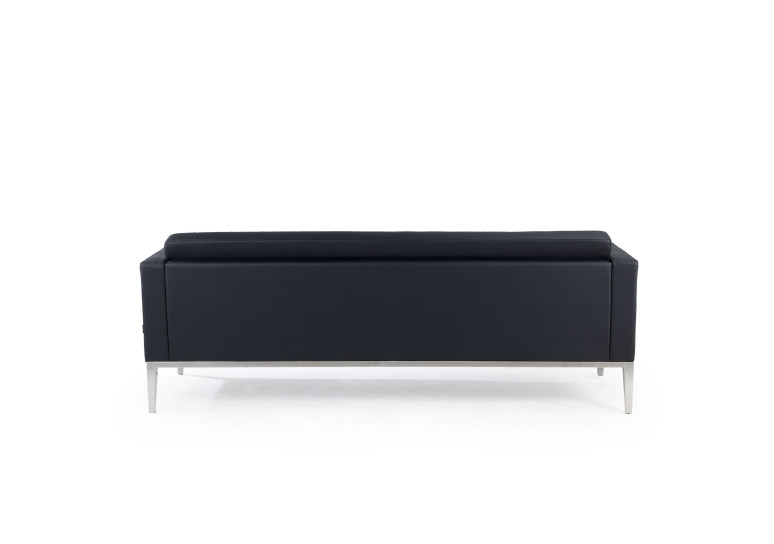 sofa para oficina negro chester 1 plaza 6
