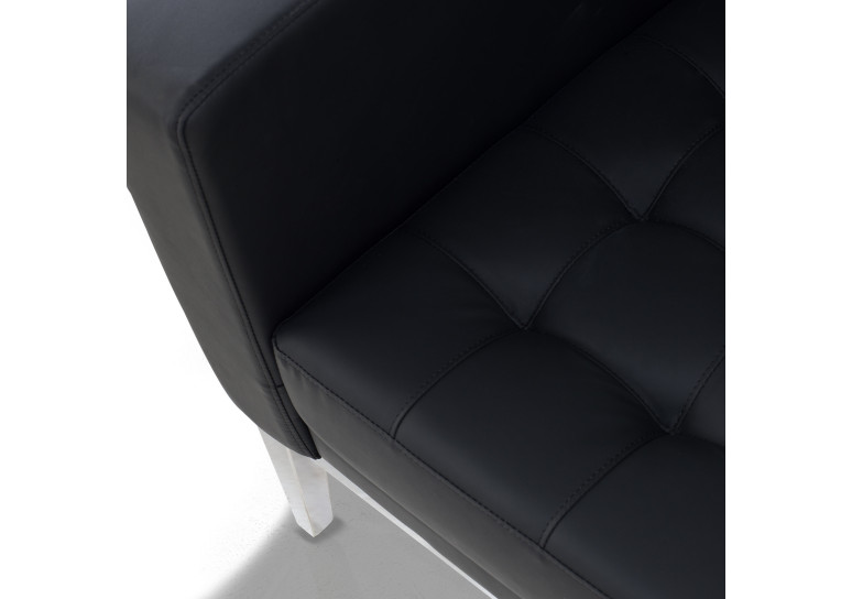 sofa para oficina negro chester 1 plaza 7