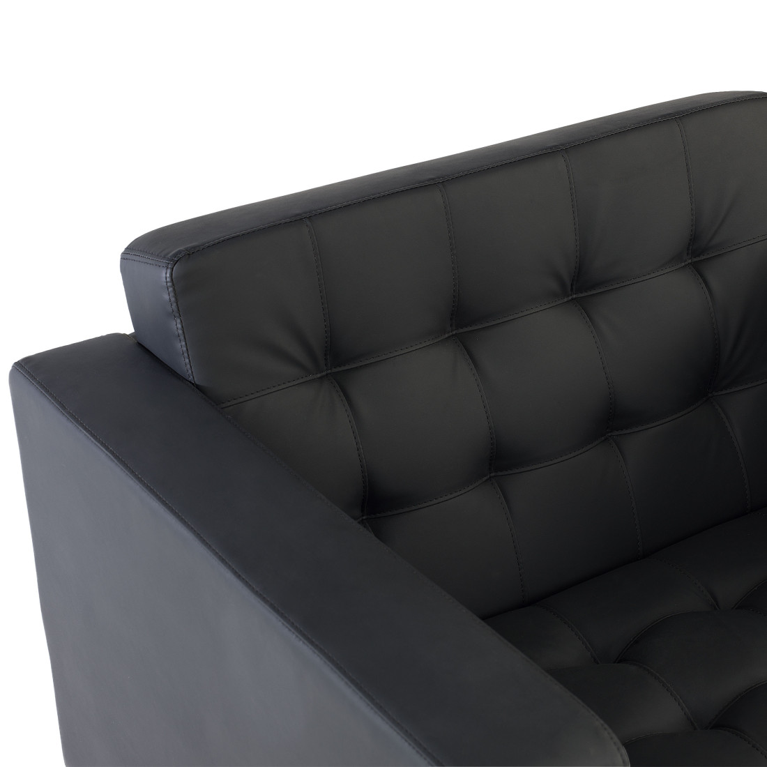 sofa para oficina negro chester 1 plaza 8