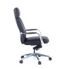 sillon de oficina negro aston piel natural 5