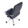 sillon de oficina negro aston piel natural 8