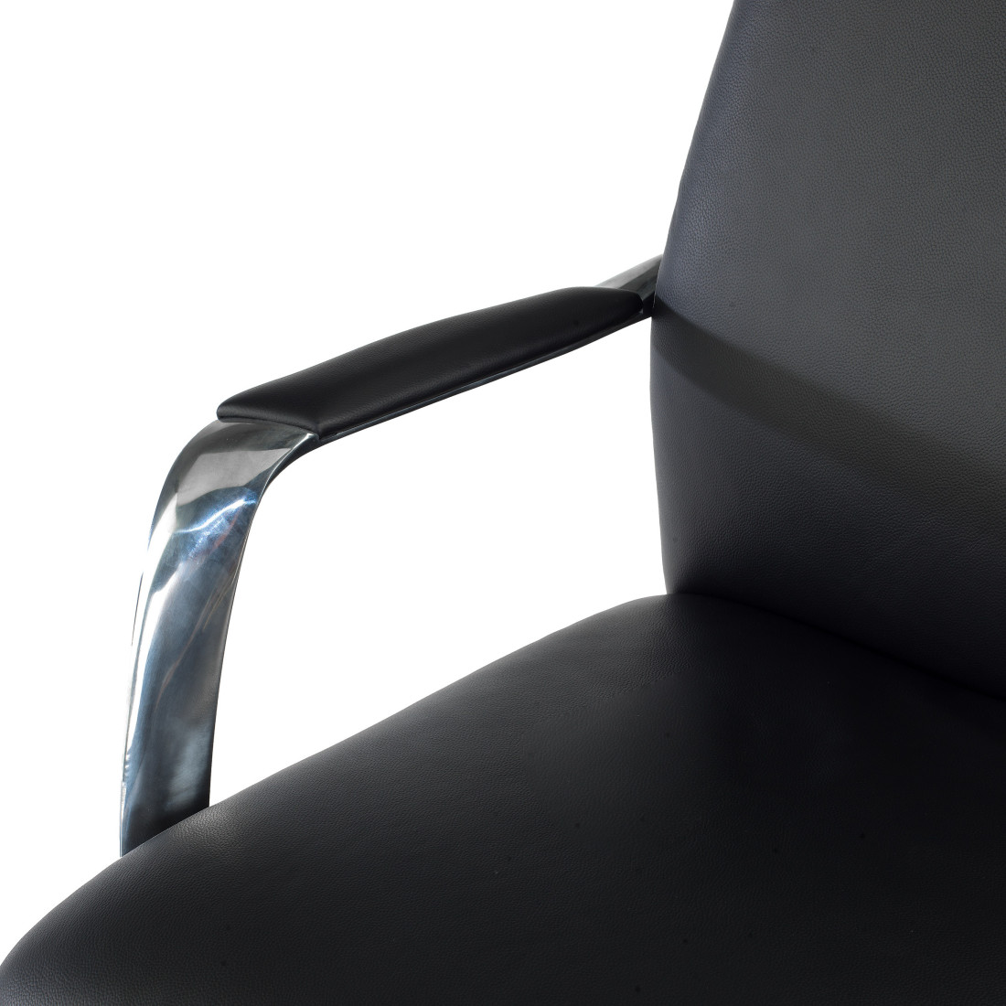 sillon de oficina negro aston piel natural 9