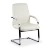 silla confidente blanco aston piel natural 1