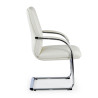 silla confidente blanco aston piel natural 4