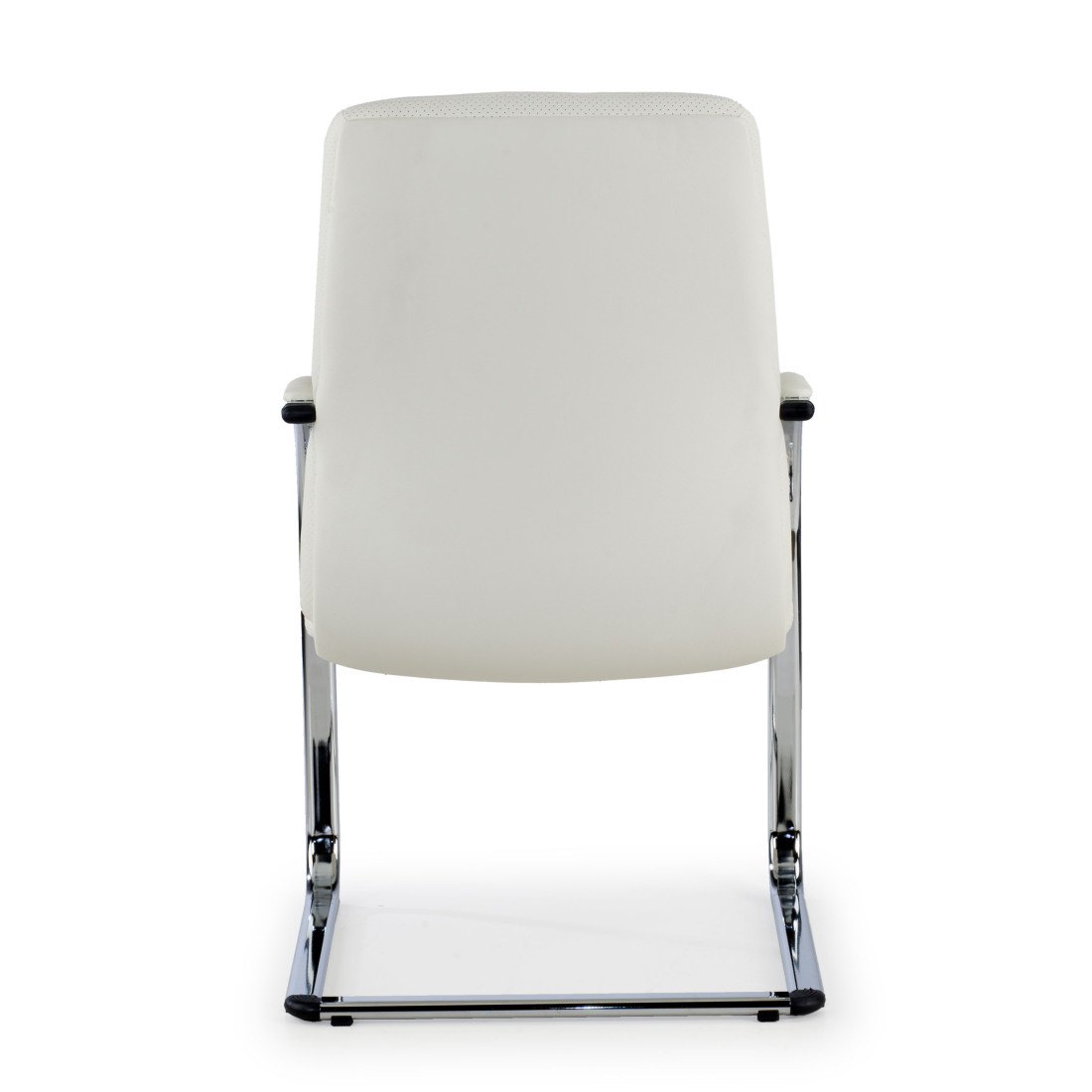 silla confidente blanco aston piel natural 6