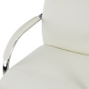 silla confidente blanco aston piel natural 8