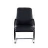 silla confidente negro aston piel natural 3