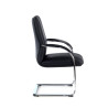 silla confidente negro aston piel natural 4