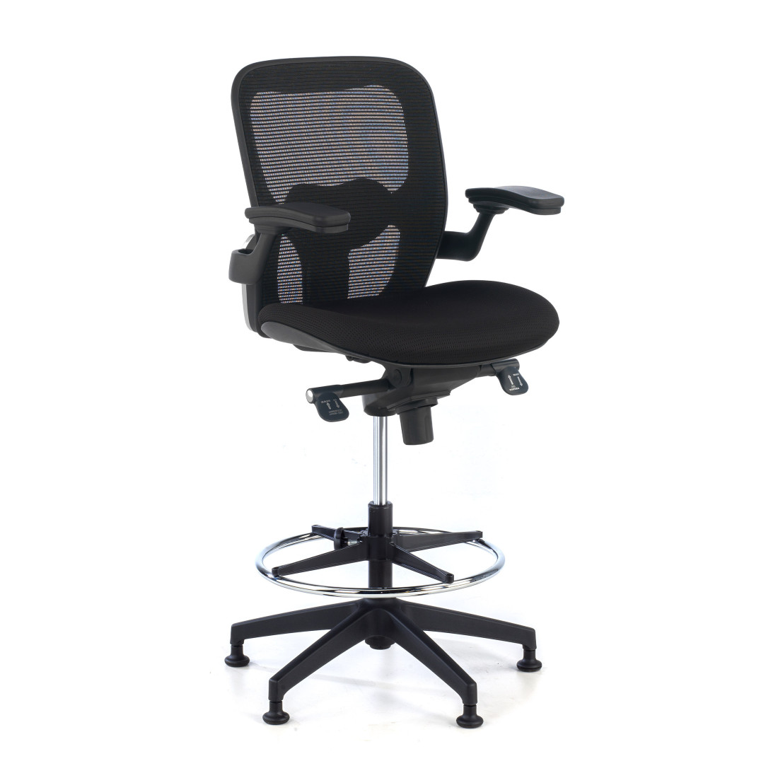 taburete de oficina negro gioconda taburete de oficina malla 1