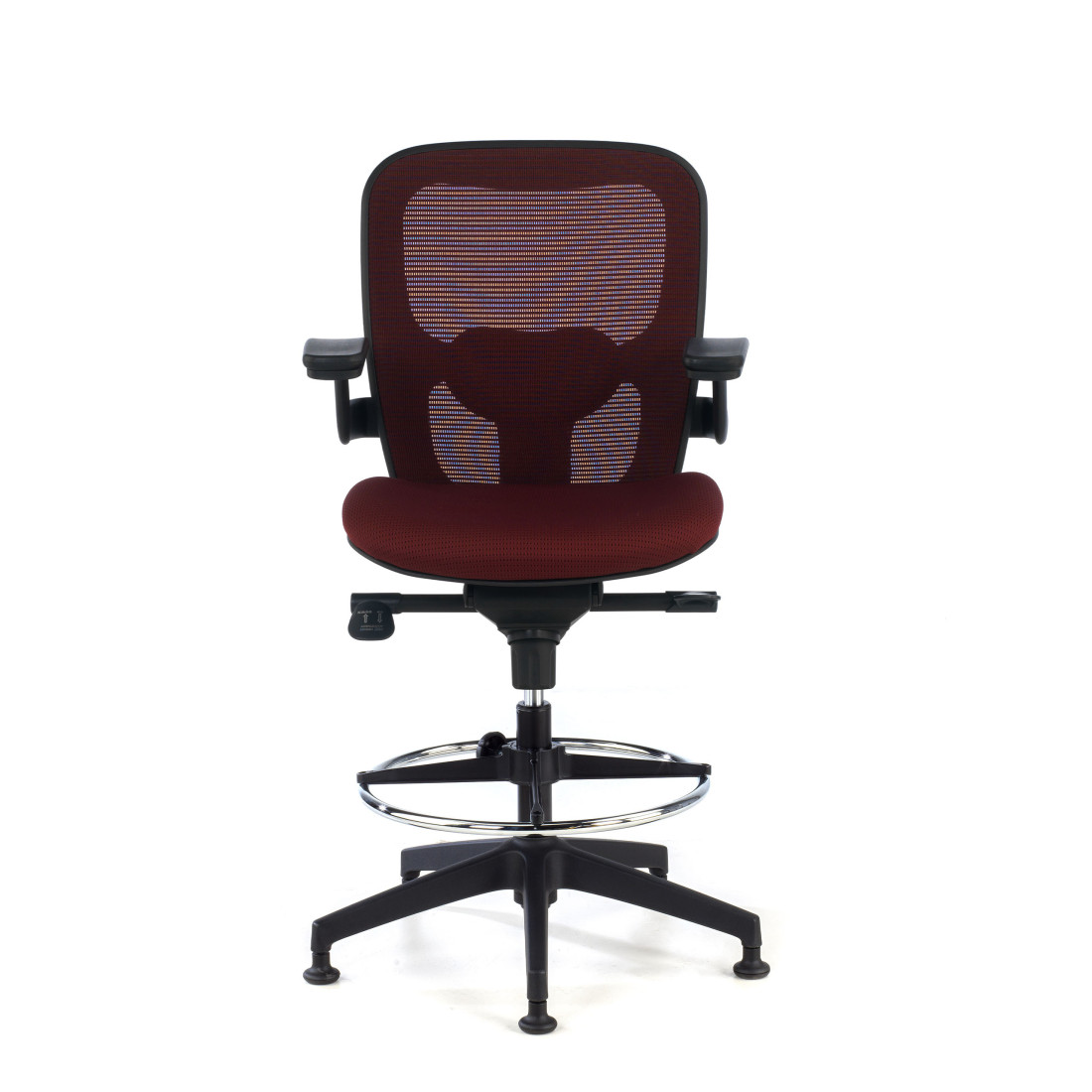 taburete de oficina rojo gioconda taburete de oficina malla 4