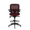taburete de oficina rojo gioconda taburete de oficina malla 4