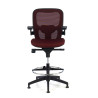 taburete de oficina rojo gioconda taburete de oficina malla 5