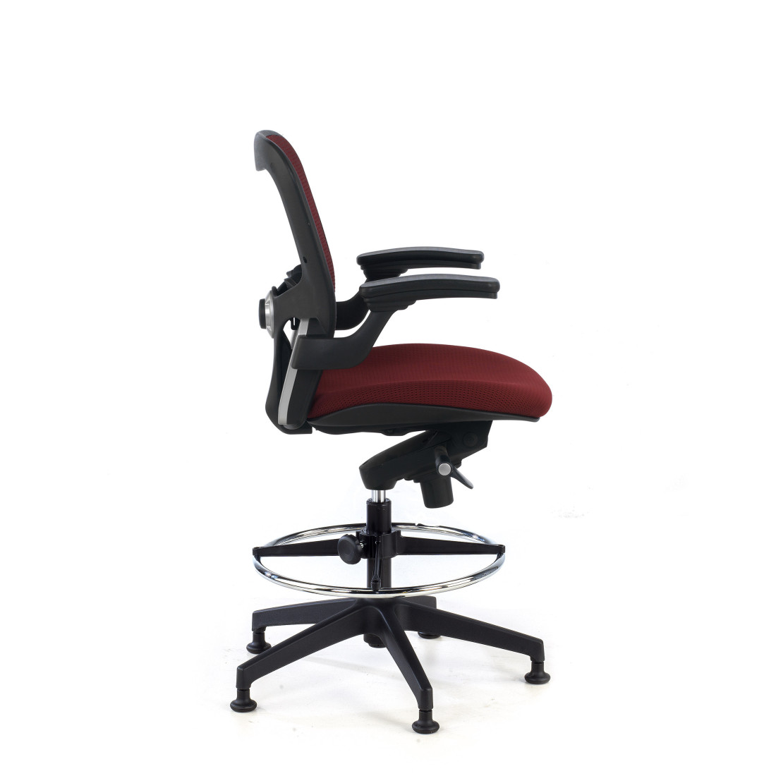 taburete de oficina rojo gioconda taburete de oficina malla 6