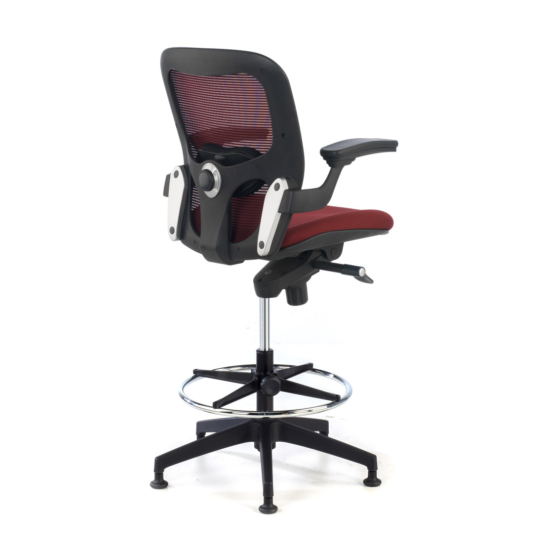 taburete de oficina rojo gioconda taburete de oficina malla 9