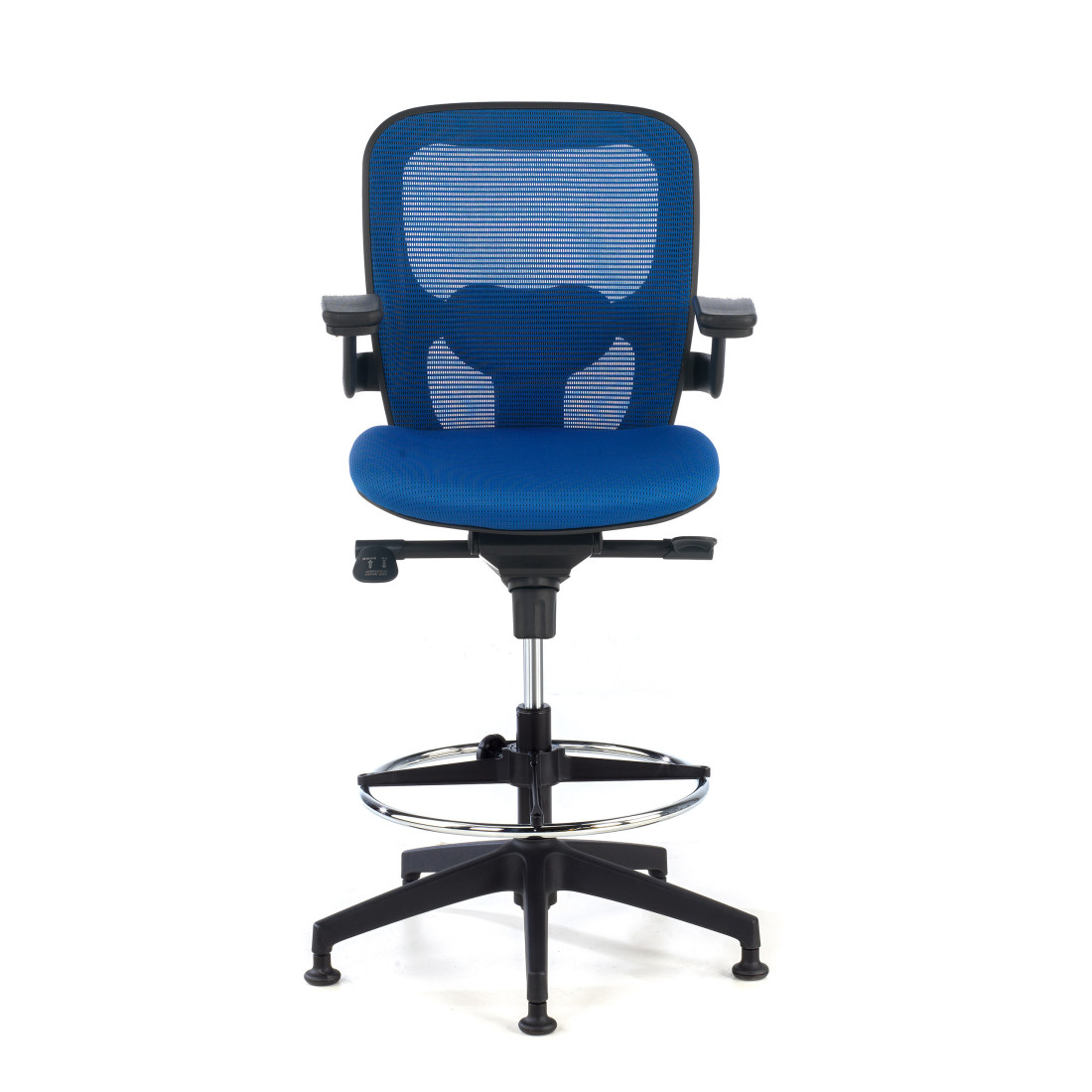 taburete de oficina azul gioconda taburete de oficina malla 5